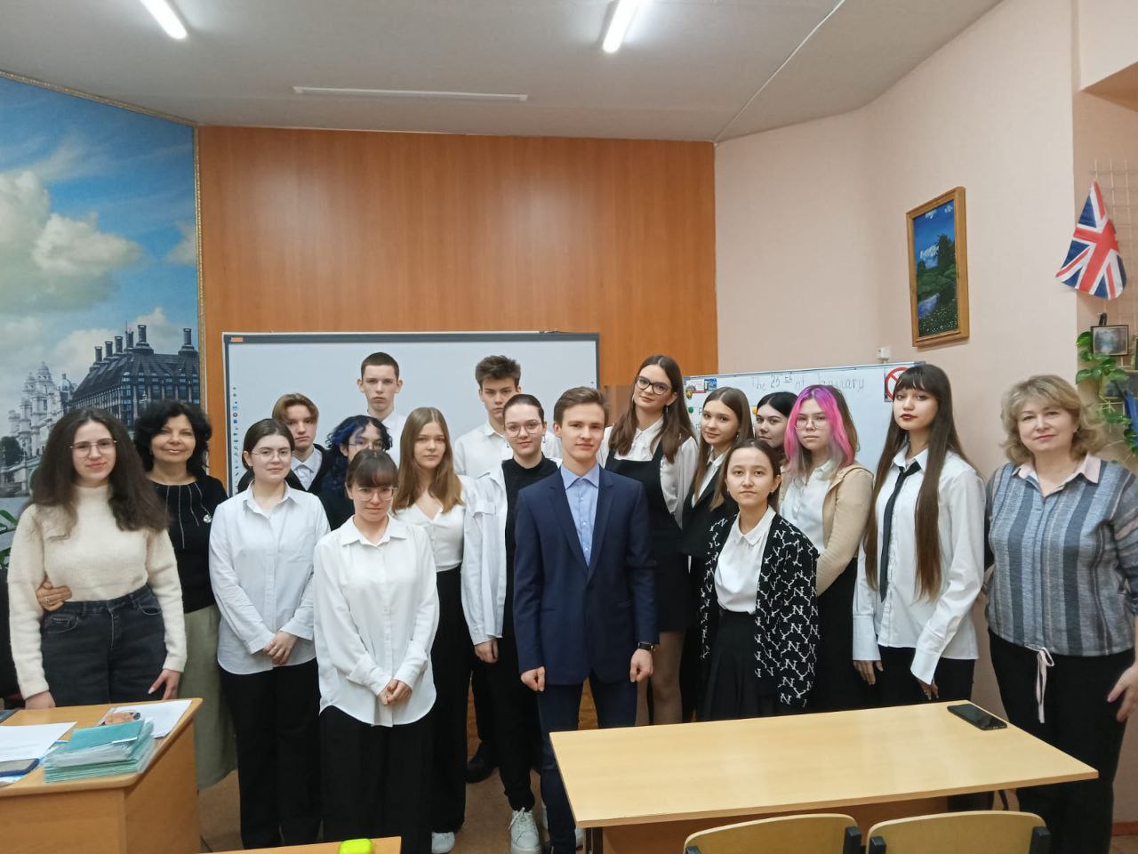 В школе прошла акция «Карьера первых», посвящённая Дню российского студенчества.